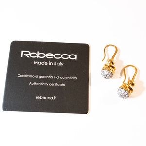 Italian Designer Brand- Rebecca. Earrings.